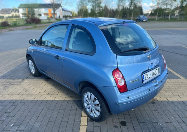 Nissan Micra cena 8400 przebieg: 86000, rok produkcji 2006 z Kołobrzeg małe 326